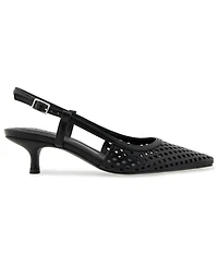 Kenneth Cole Reaction Women's Maggie Perf Slingback Kitten Heel Pumps