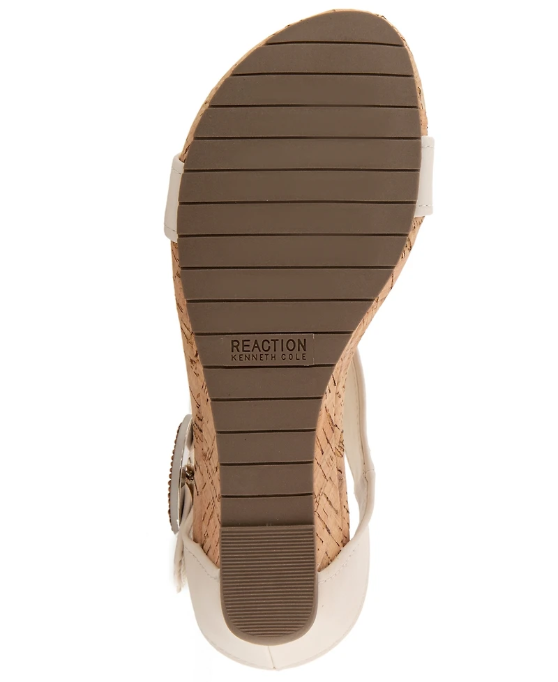 Kenneth Cole Reaction Women's Great Buckle Wedge Sandals