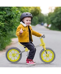 Hongge 12 Inch Balance Bike with Adjustable Seat and Rotatable Handlebar