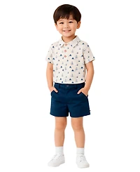 Sperry Baby Boys' Short-Sleeve Polo Shirt and Pull-On Shorts, 2-Piece Set
