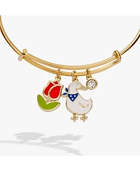 Alex and Ani Garden Party Multi Charm Bangle Bracelet