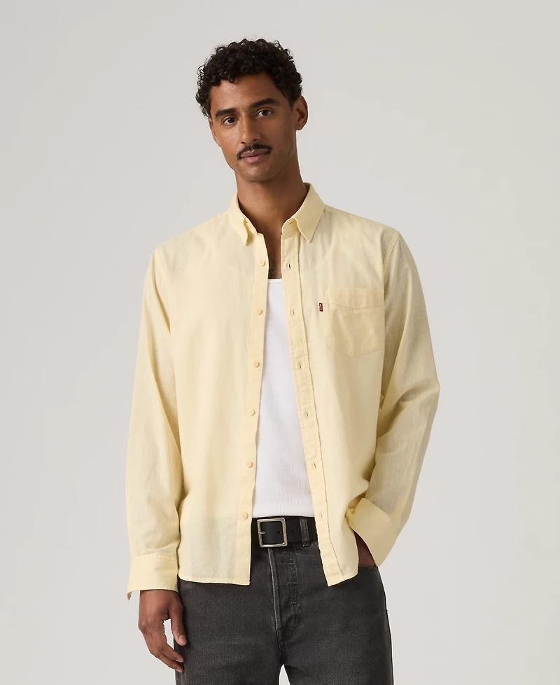 Levi's Men's Classic 1 Pocket Regular-Fit Long Sleeve Shirt