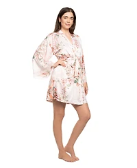 Linea Donatella Women's Floral Print Wrapper