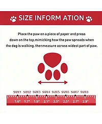 Dog Boots with Reflective Strips and Anti-slip Soles for Medium Large Dogs