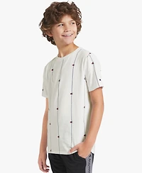 Champion Big Boys' Printed Short-Sleeve Crewneck T-Shirt