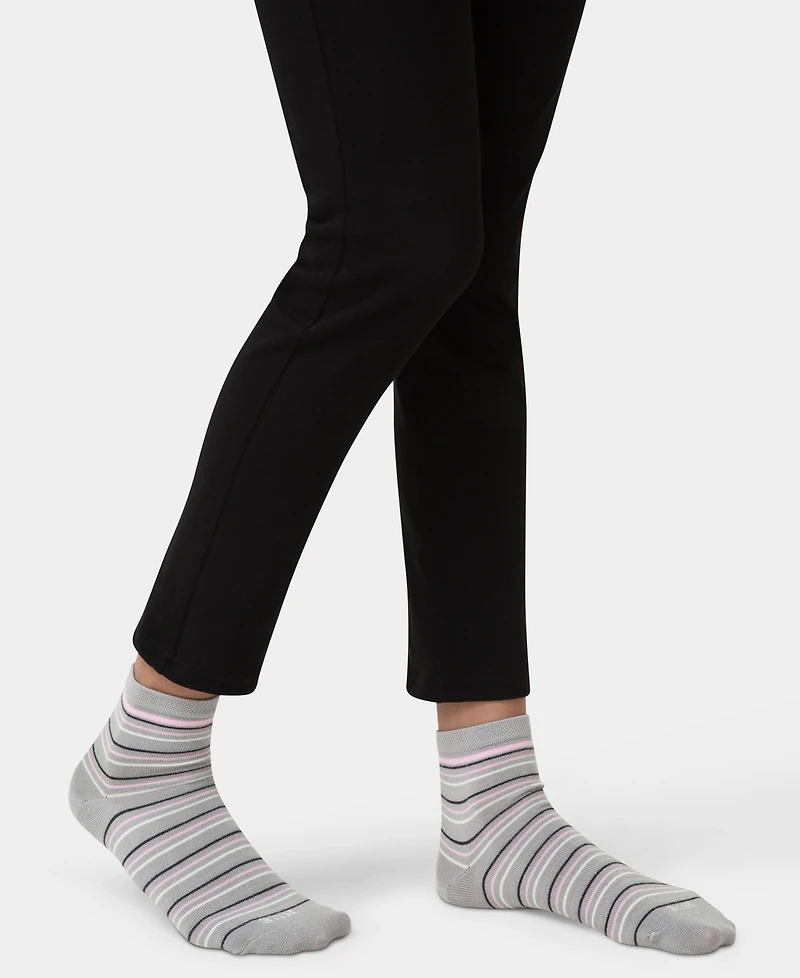 Hue Women's 3 Pack Super Soft Cropped Socks