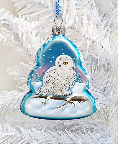 Designocracy Owl Mercury Holiday Ornament