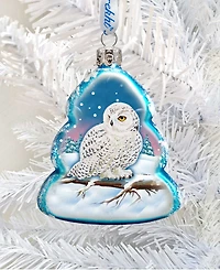 Designocracy Owl Mercury Holiday Ornament