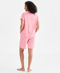 Charter Club Women's 2-Pc. Cotton Bermuda Short Pajamas Set, Created for Macy's