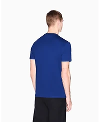 A|X Armani Exchange Men's Short Sleeve Tonal Circle Logo T-Shirt