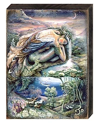 Designocracy Mer Angel Wall Wooden Decor by Josephine Wall