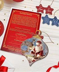 Designocracy by Dona Gelsinger Abundance of Joy Ornament and Drop Ornament, Set of 2 Each