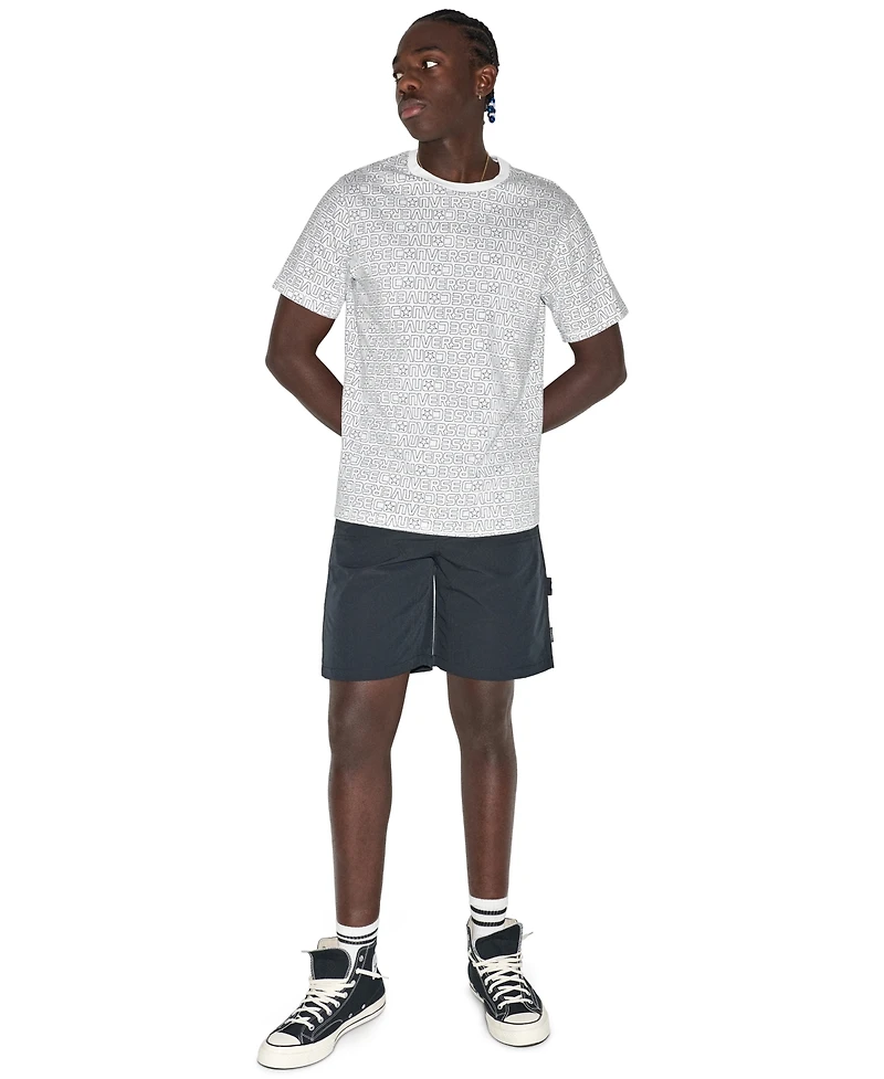 Converse Men's Regular-Fit Double Knee Shorts