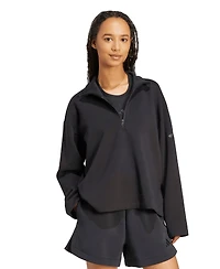 adidas Women's All Szn Soft Lux Quarter-Zip Sweatshirt