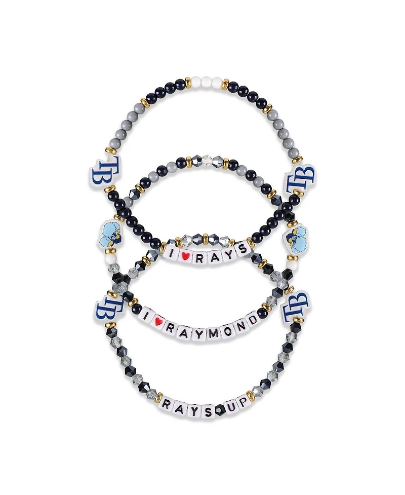 Foco Tampa Bay Rays 3-Pack Friendship Bracelet Set