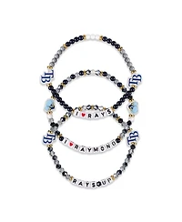Foco Tampa Bay Rays 3-Pack Friendship Bracelet Set
