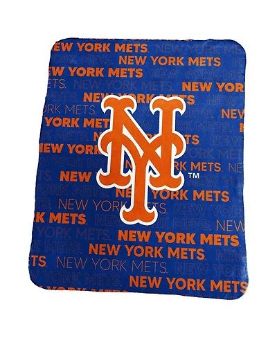 Logo Brands New York Mets 50" x 60" Classic Fleece Throw Blanket