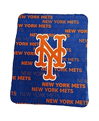 Logo Brands New York Mets 50" x 60" Classic Fleece Throw Blanket