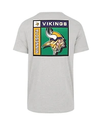 '47 Brand Men's Gray Minnesota Vikings Chrome Plate Franklin T-Shirt