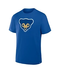 Fanatics Men's Royal Chicago Cubs Vintage Logo Legacy T-Shirt