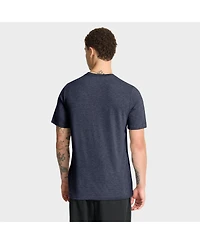 Nike Men's Heather Navy New York Yankees Stacked Tri-Blend T-Shirt