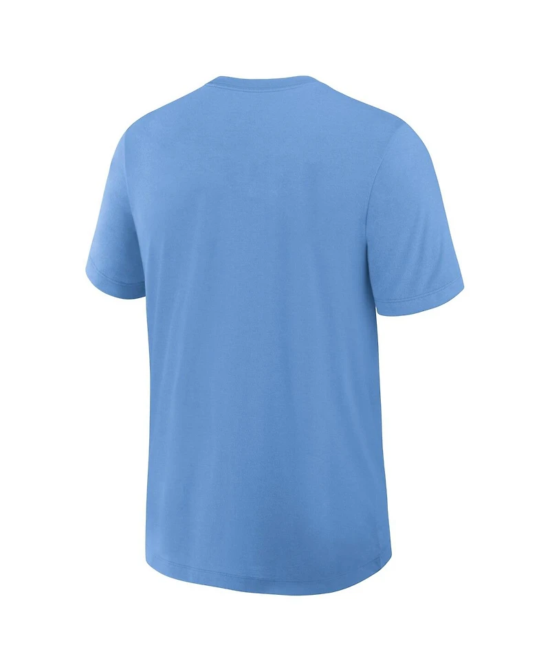 Nike Men's Light Blue Kansas City Royals Authentic Collection Early Work Tri-Blend Dri-fit T-Shirt