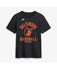 Nike Men's Black Baltimore Orioles Cooperstown Collection T-Shirt