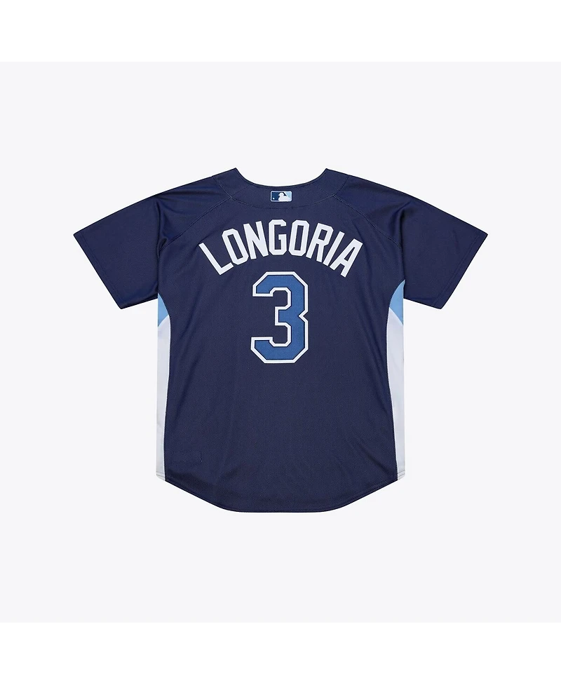 Mitchell & Ness Men's Evan Longoria Navy Tampa Bay Rays Authentic Batting Practice Jersey