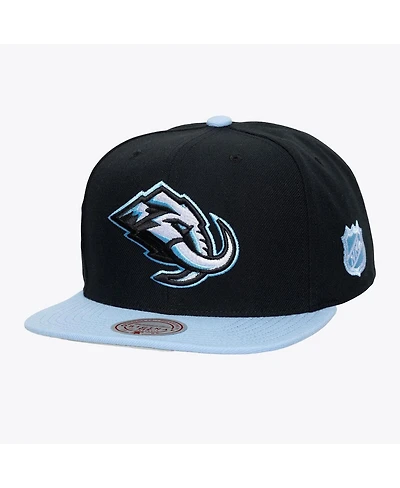 Mitchell & Ness Men's Black Utah Mammoth Legendary Home Snapback Hat