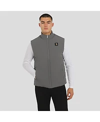 J. Palmer Men's Graphite Minnesota Vikings Front Office Full-Zip Vest