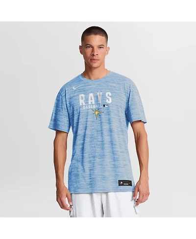 Nike Men's Light Blue Tampa Bay Rays Authentic Collection Velocity Dri-fit T-Shirt