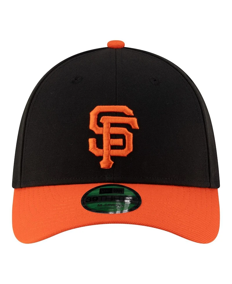 New Era Men's Black San Francisco Giants Alternate Player Replica 39THIRTY M-Crown Flex Hat