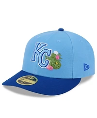 New Era Men's Light Blue/Royal Kansas City Royals 2026 Spring Training Low Profile 59FIFTY Fitted Hat