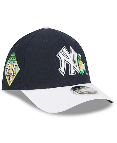 New Era Men's Navy/White York Yankees 2026 Spring Training M-Crown 39THIRTY Flex Hat