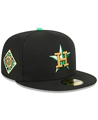New Era Men's Black Houston Astros 2026 St. Patrick's Day 59FIFTY Fitted Hat