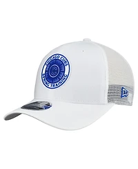 New Era Men's White Chicago Cubs 2026 Spring Training Fan Pack 9SEVENTY Adjustable Trucker Hat