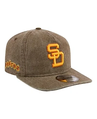 New Era Men's Brown San Diego Padres Throwback Denim Classic 19TWENTY Adjustable Hat