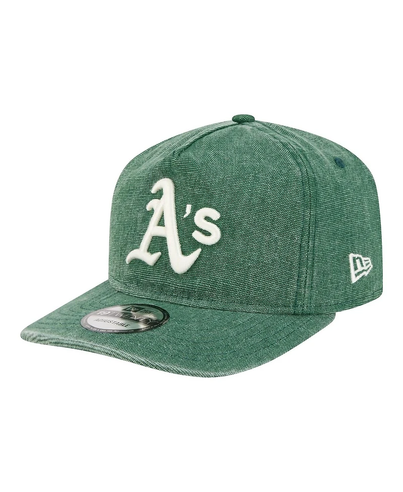 New Era Men's Green Athletics Denim Classic 19TWENTY Adjustable Hat
