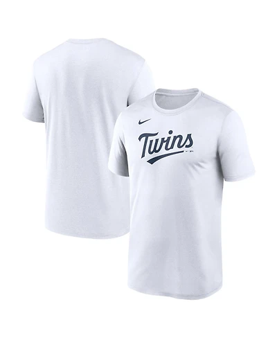 Nike Men's White Minnesota Twins New Legend Wordmark Dri-fit T-Shirt