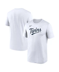 Nike Men's White Minnesota Twins New Legend Wordmark Dri-fit T-Shirt