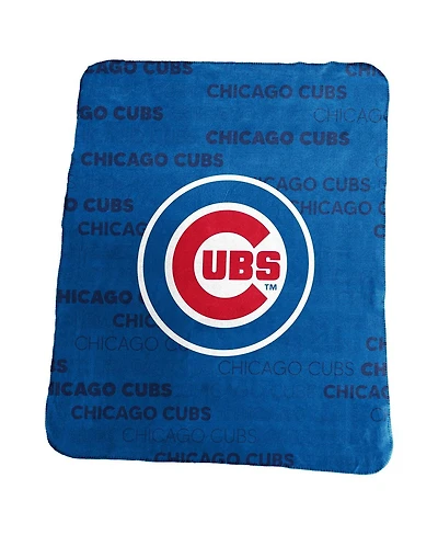 Logo Brands Chicago Cubs 50" x 60" Classic Fleece Throw Blanket