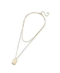 Wear by Erin Andrews x Baublebar Athletics Dog Tag Necklace