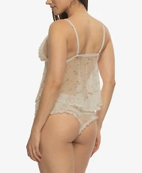 Jezebel Women's Veil Luxe Ruffle Cami and Panty Set 999548P