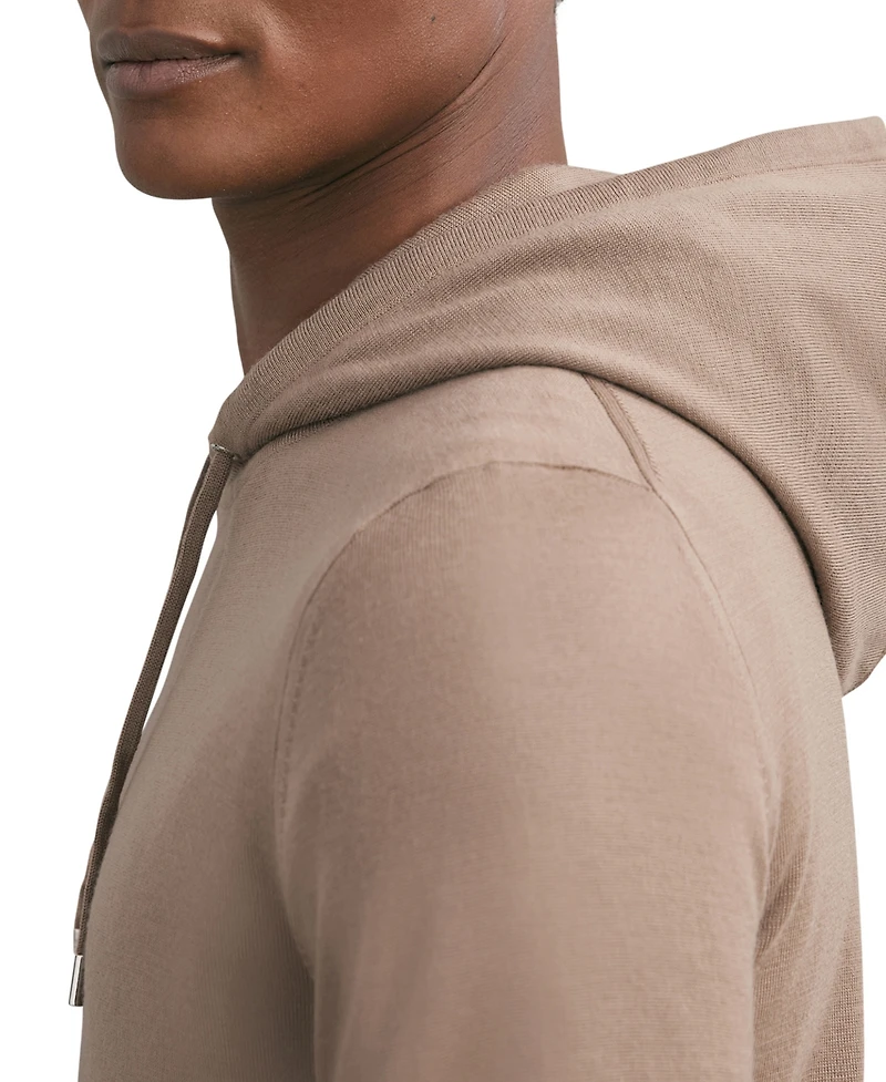 Reiss Men's Merino Wool Drawstring Hoodie