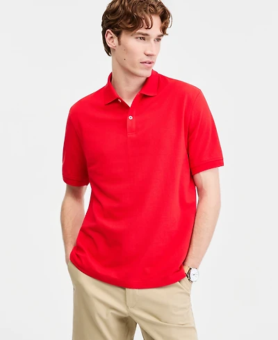 Club Room Men's Classic Fit Performance Stretch Polo, Created for Macy's
