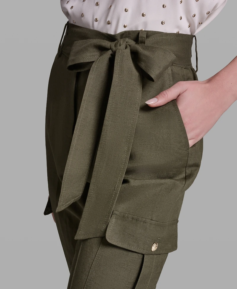 Bcbg Women's Tie-Waist Utility Pants