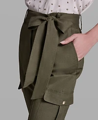 Bcbg Women's Tie-Waist Utility Pants