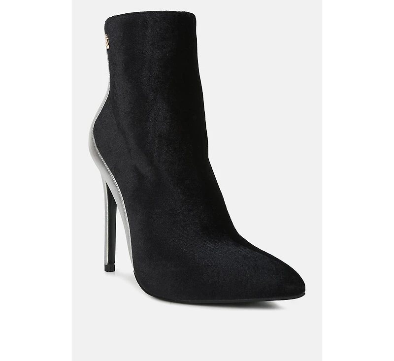 Slade Womens Metallic Highlight High Heeled Ankle Boots