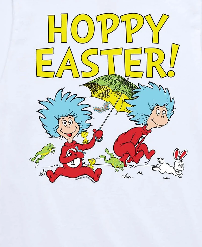 Dr. Seuss Boys' Toddler 2T-5T Hoppy Easter Short-Sleeve Graphic T-Shirt
