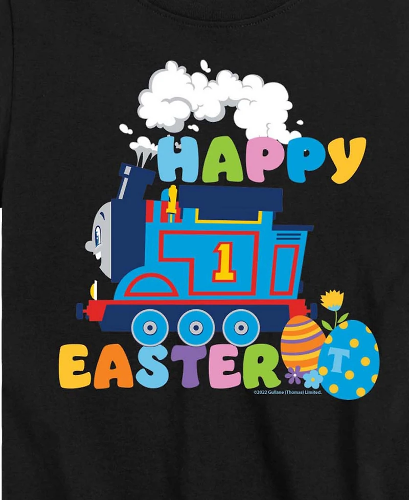 Hybrid Boys' Toddler 2T-5T Thomas & Friends Happy Easter Short-Sleeve Graphic T-Shirt